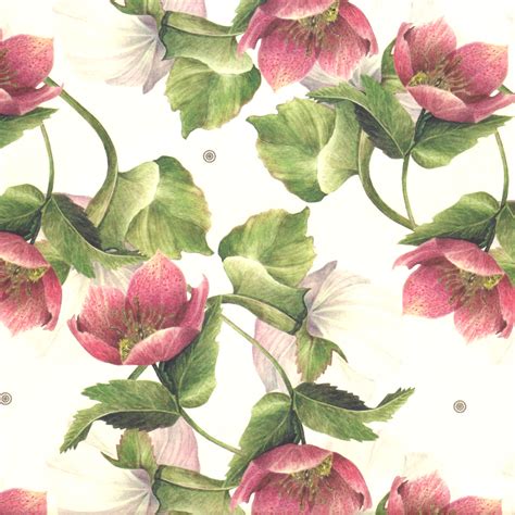Pink Flowers Wrapping Paper 2 Sheets 20x27