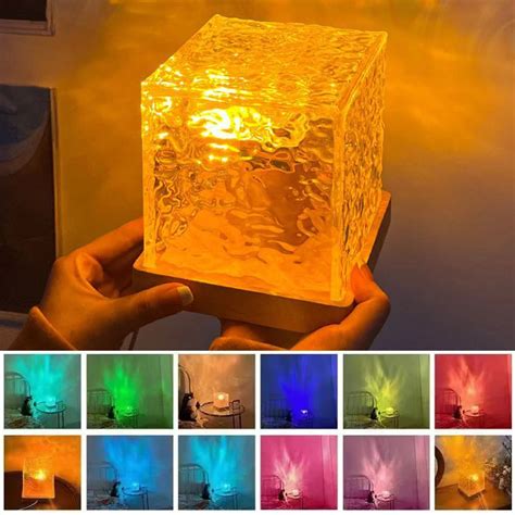 Water Ripple Night Light Cube Fanedes