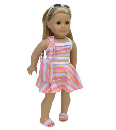 Swimsuit 6 Piece Set For American Girl Dolls Only 795
