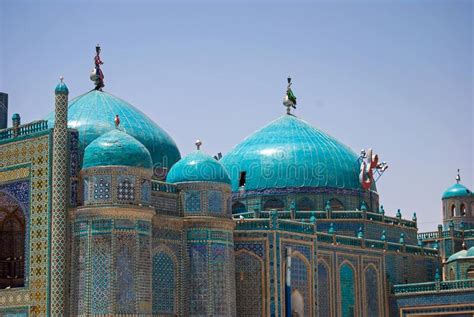 Blue Mosque Mazar E Sharif Afghanistan Stock Image Image Of Mazar