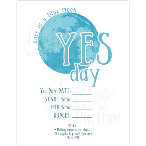 Yes Day Printable Printable Word Searches