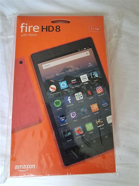 Amazon Fire Hd 8 8 Inch 32gb 2mp Wifi Fire Os Led Tablet Punch Red