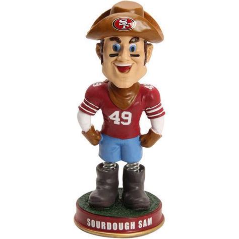 San Francisco 49ers Springy Legs Mascot Bobblehead 1955844908