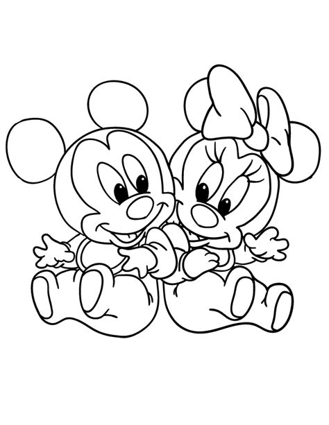 Dibujos Para Colorear Minnie Mouse Bebe 2023