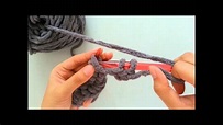 DIY 編織教學 織頸巾 圍巾 【低針、高針教學】 - YouTube
