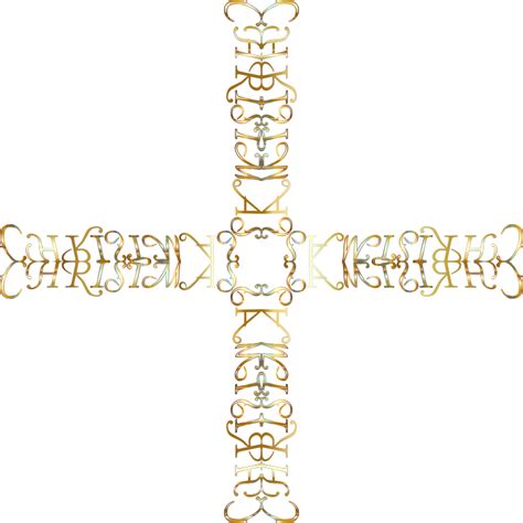 Clipart Christmas Cross No Background