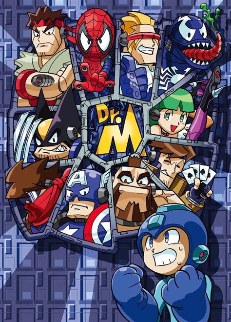 Marvel Vs Capcom 1 Mega Man Promotional Artwork Rmegaman
