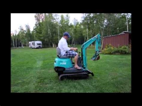 komatsu pc ultra mini excavator youtube