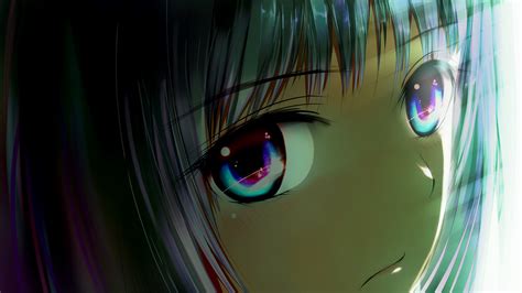 Anime Girl Big Galaxy Eyes Hd Anime 4k Wallpapers