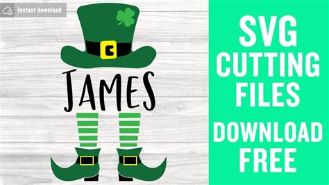Leprechaun Svg Free Cutting Files for Silhouette Cameo Free Download