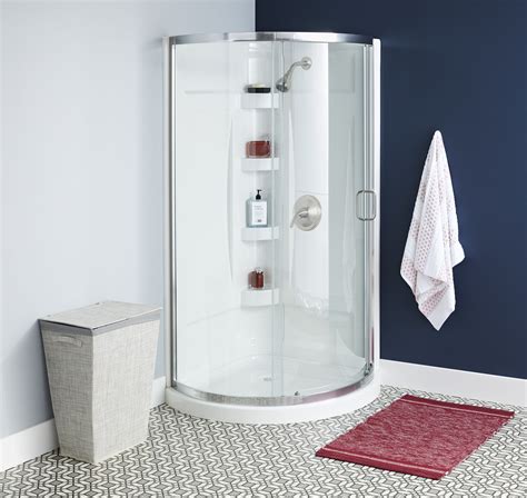 curved shower stalls and enclosures at