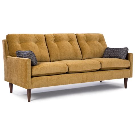 Best Home Furnishings Trevin Contemporary Small Scale Sofa Conlins