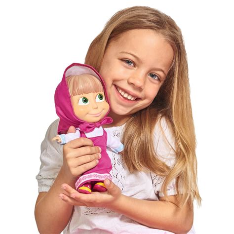 Masha And The Bear Masha Soft Bodied Doll 23cm Online At Best Price Girls Toys Lulu Ksa