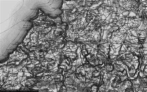 Historic Ordnance Survey Map Of Bridgend 1898