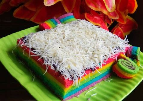 Resep Bolu Rainbow Oleh Ella Cookpad