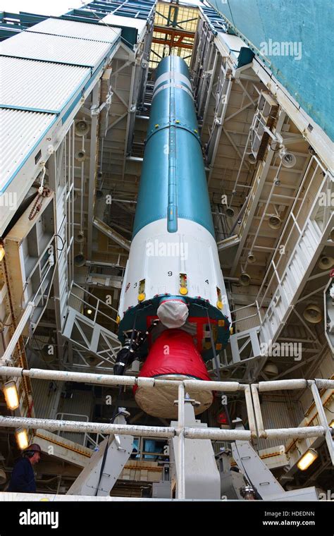 The First Stage Of The United Launch Alliance Delta Ii Rocket Is Lifted