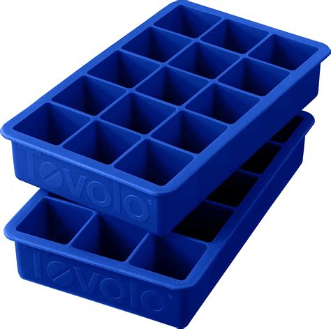 Tovolo Perfect Cube Ice Mold Trays Sturdy Silicone Fade Resistant 1