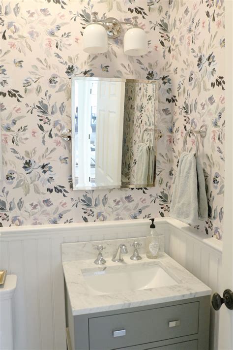 Powder Bathroom Makeover Darling Darleen A Lifestyle Design Blog