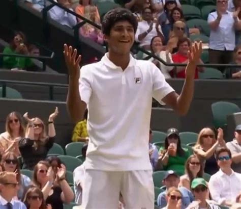 Samir Banerjee Of Indian Origin Wins Boys Wimbledon Trophy