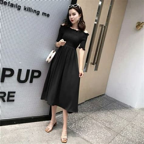 Jual Long Dress Sabrina Baju Wanita Pop Girl 20220 Di Lapak Grosir Sukses Shop Bukalapak