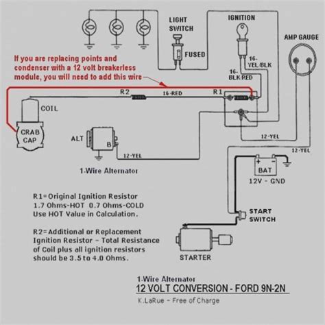 1949 Ford 8n Wiring Diagram For