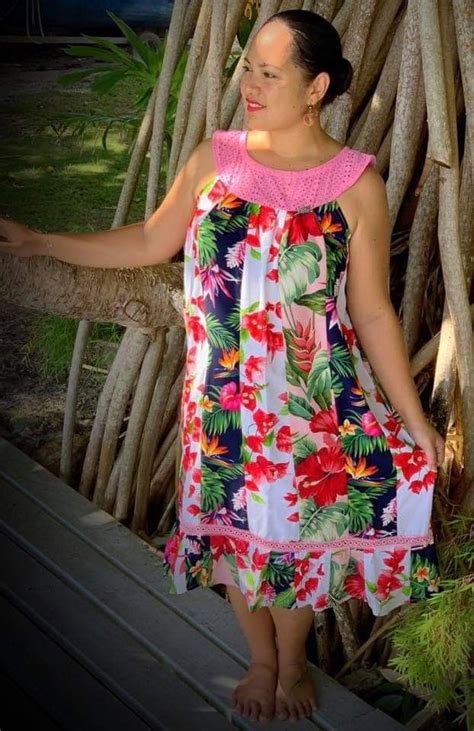 Muumuu Dress Yoke Dress Frock Dress Diy Dress Samoan Dress