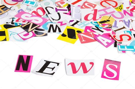 Word News From Newspaper Letters — Stock Photo © Voronin 76 9729699