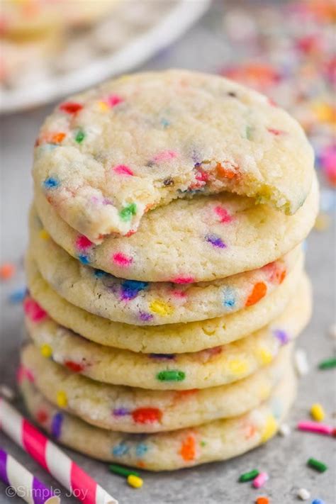 These Amazing Sugar Cookies With Sprinkles Are Perfectly Crisp On The Outside And Soft And Chewy