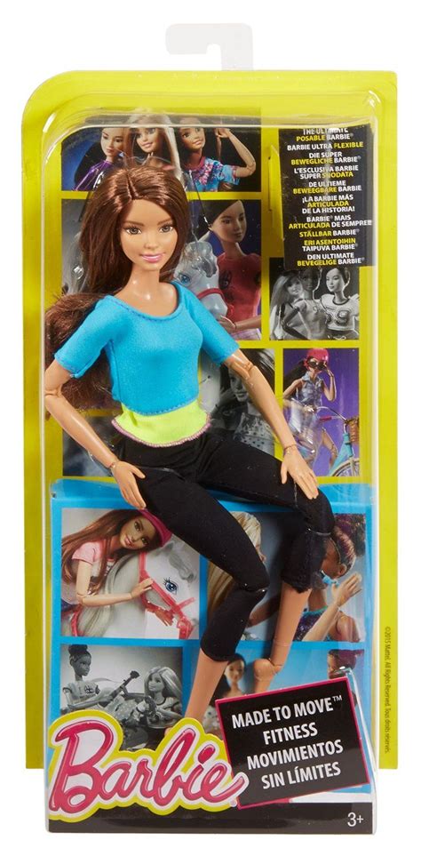 Barbie Made To Move Barbie Doll Blue Top Toys And Games Gymnastics Games Made To