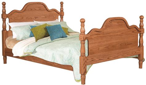 Cannon Ball Four Post Bed From Dutchcrafters Amish Furniture