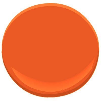 Depending on the hue, orange paint can deliver vibrancy or warmth. benjamin moore's Festive Orange | Accent wall colors ...