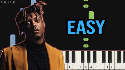 Juice Wrld Ft Marshmello Come And Go Piano Tutorial Easy By