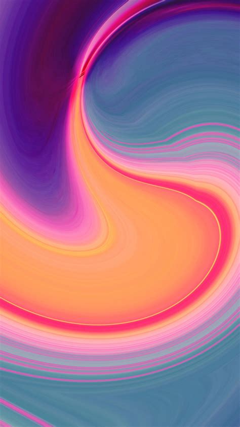 Wallpaper Xiaomi Mi Mix 3 Abstract Colorful Os 20763 Aesthetic