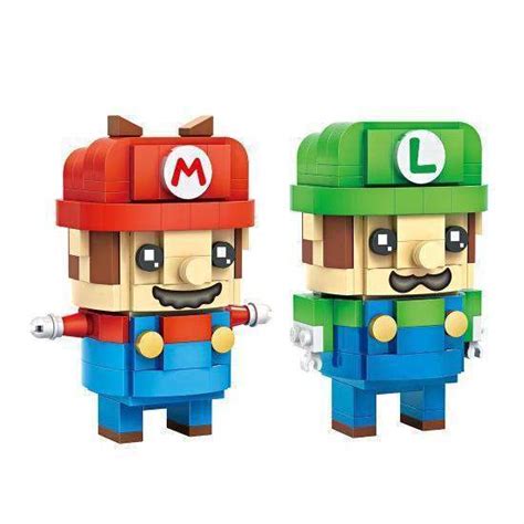 Loz 1706 Brickheadz Super Mario And Luigi Loz Blocks Official Store