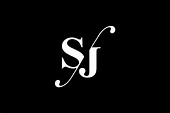 SJ Monogram Logo Design By Vectorseller | TheHungryJPEG.com