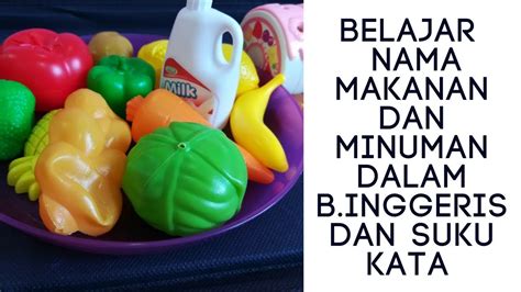 8 pertanyaan bahasa inggris paling berguna saat berlibur. Belajar nama makanan dan minuman dengan mainan dalam B ...