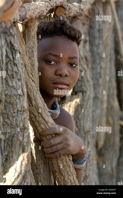 Himba Girl Stock Photo Alamy