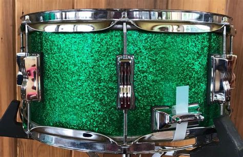 Ludwig Classic Birch Green Sparkle 65x14 Snare Drum Drums