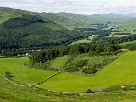 View Over The Yarrow Valley © Julian Paren Geograph Britain And Ireland