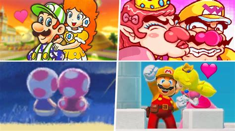 Evolution Of Super Mario Couples 1981 2021 Youtube