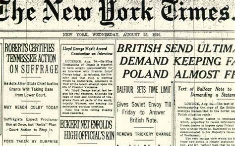 1920s Newspaper Newspaper New York Times News Words