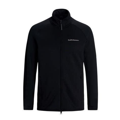 Peak Performance Alpine Ski Sweater Chill Zip Black For Men