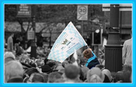 Mcfc Flag Blue Moon Champions Flag Peter Clegg Flickr