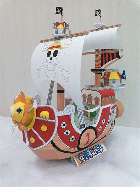 One Piece Thousand Sunny Papercraft Paperized Crafts