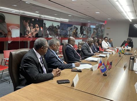 caricom caucus of ambassadors in washington d c meets with officials of the united states