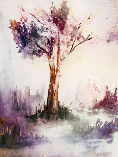 Watercolour Tree Watercolor Tree Art Gallery Arts And Crafts