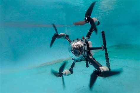 New Experimental Drone Can Fly Through The Air And Dive Underwater