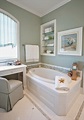 sherwin williams FILMY GREEN Soft, subdued green | Traditional bathroom ...