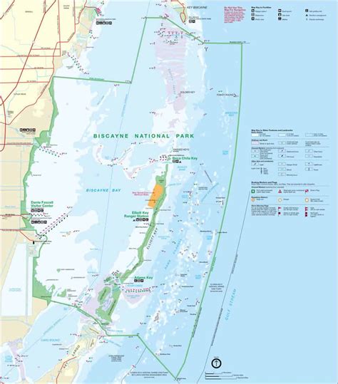 Map Of Biscayne National Park 