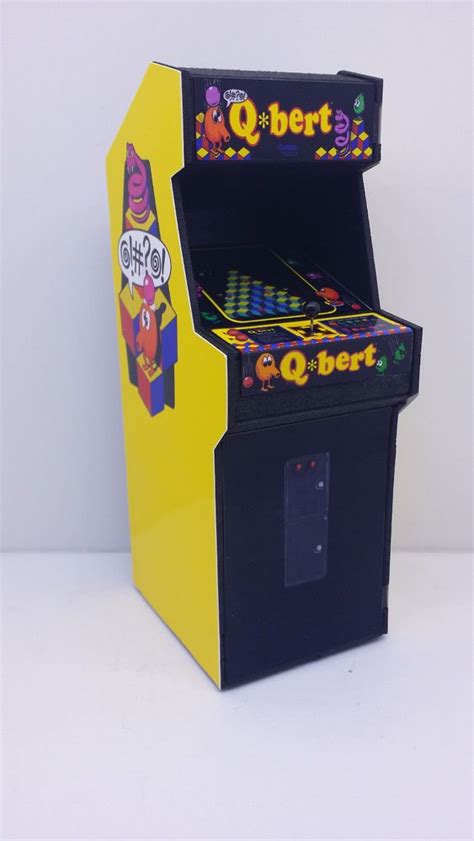 Mini Qbert Arcade Machine Model 112th Scale 6 Arcade Arcade